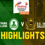 Isipathana College vs D.S Senanayake College