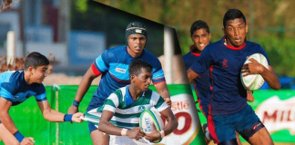 U18 Rugby semi finals Isipathana v St. Anthony's and Zahira vs Kingswood college