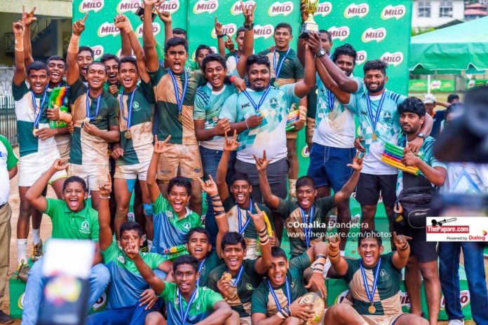 Isipathana U16’s crowned Champions