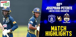 HIGHLIGHTS - St. Joseph's College vs St. Peter's College