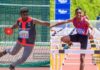 ஒரே நாளில் 2 பதங்கங்களை வென்ற மிதுன்ராஜ், ரிபாய் Junior National Athletics Championship 2023