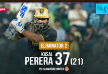 WATCH – Kusal Perera 37 (21) vs Islamabad United | PSL 2026 – Eliminator 2