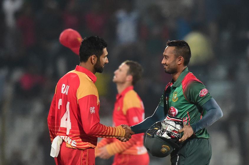 Sikander Raza claimed three-for, but Bangladesh claimed the honours