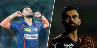 I enjoy it Naveen-ul-Haq on the Kohli...Kohli taunts