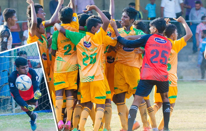 Kotmale Chox Schools U19 Football Championship Hameedia Al Husseine College vsSt.Patrick’s College