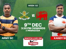 LIVE – Army SC vs Kandy SC