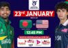 LIVE – Bangladesh vs USA – ICC U19 Men’s Cricket World Cup 2026 LIVE – Bangladesh vs USA