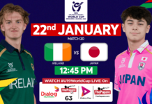 LIVE – Ireland vs Japan – ICC U19 Men’s Cricket World Cup 2026 LIVE – Ireland vs Japan