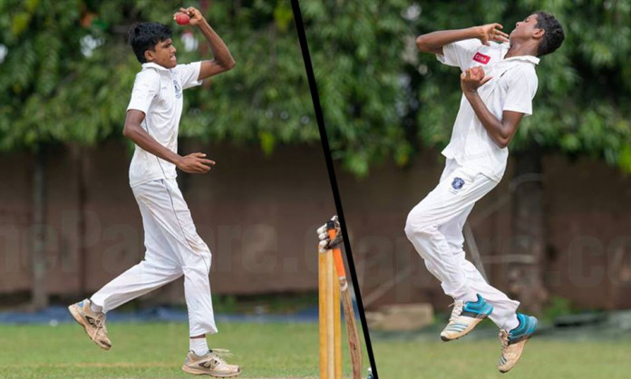 Left-arm spinners, Harin and Malshan rattles Mahinda college
