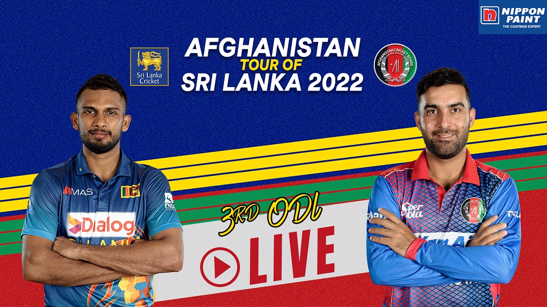 REPLAY - Afghanistan tour of Sri Lanka 2022 - 3rd ODI
