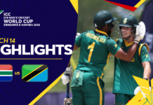 HIGHLIGHTS – South Africa vs Tanzania – ICC U19 Men’s Cricket World Cup 2026 – Match 14