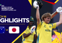HIGHLIGHTS – Australia vs Japan – ICC U19 Men’s Cricket World Cup 2026 – Match 16