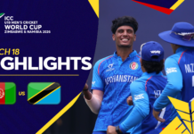 HIGHLIGHTS – Afghanistan vs Tanzania – ICC U19 Men’s Cricket World Cup 2026 – Match 18