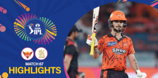 HIGHLIGHTS – Sunrisers Hyderabad vs Royal Challengers Bengaluru | IPL 2026 – Match 67
