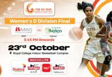 REPLAY – MAS vs Hayleys – Women’s ‘D’ Division Final – 33rd MSBA League 2025