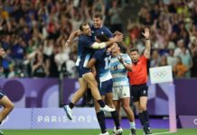 Olympic rugby sevens semi-finals decided and record attendance smashed amid euphoric scenes Paris Olympics Rugby Sevens Semi Finals
