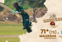 WATCH – Maleesha Sandaruwan 71 (73) vs Dharmashoka | Inaugural Jayantha de Silva Memorial Trophy Encounter 2026