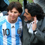 Maradona and Messi