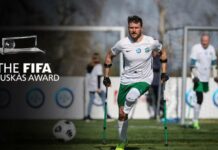 WATCH: Amputee Marcin Oleksy’s superb Puskas Award winning bicycle kick Marcin Oleksy Puskas Award Winner