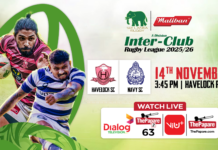 REPLAY – Havelock SC vs Navy SC – Maliban Inter-Club Rugby League 2025/26 Havelock SC vs Navy SC