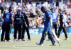 Matt Henry and big three set up series win for New Zealand Sri Lanka's Angelo Mathews walks from the field after being dismissed during the fifth one day international cricket match between New Zealand and Sri Lanka at the Bay Oval in Mount Maunganui on January 5, 2016. AFP PHOTO / MICHAEL BRADLEY / AFP / MICHAEL BRADLEY