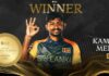 ICC இன் மார்ச் மாதத்திற்கான சிறந்த ஆடவர் கிரிக்கெட் வீரராக கமிந்து KAMINDU MENDIS