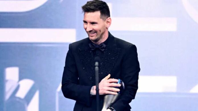 Messi awarded as best fifa player of 2022