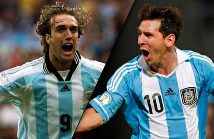 Lionel Messi equals Gabriel Batistuta's Argentina