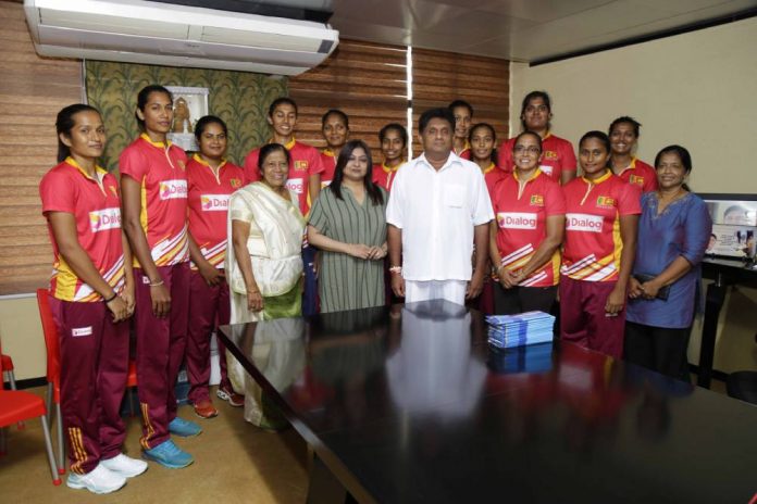 Sajith sponsors air tickets Sri Lanka Netball tour Botswana