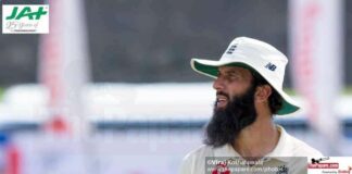 Moeen fined for spraying drying