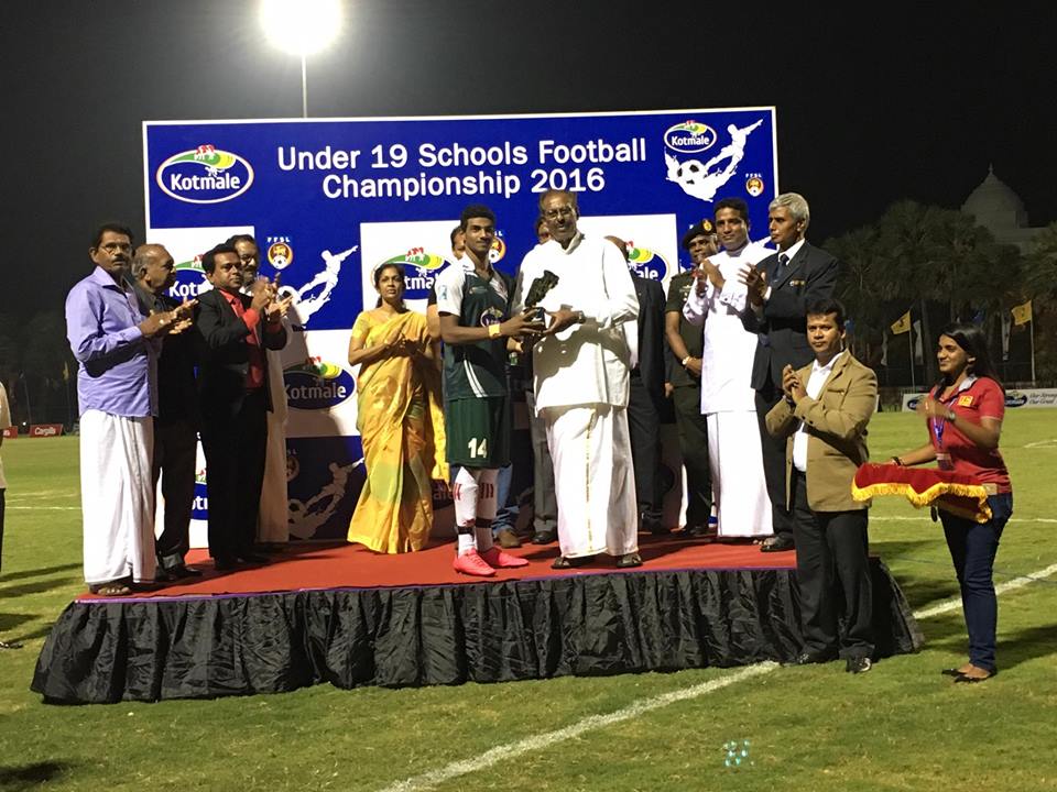 Mohamed Shaheel (Man of the Final) - 2016 Kotmale U19 Schools' Football Championship