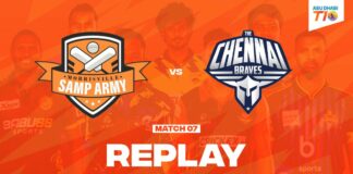 Morrisville Samp Army vs Chennai Braves