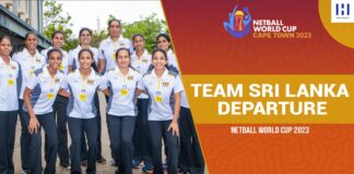 NWC23 - Sri Lanka Netball departure