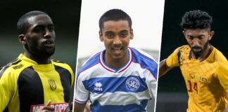 Mohamed Fazal, Marvin Hamilton, Reef Peries, Dillon De Silva in the Sri Lanka 23-man pool
