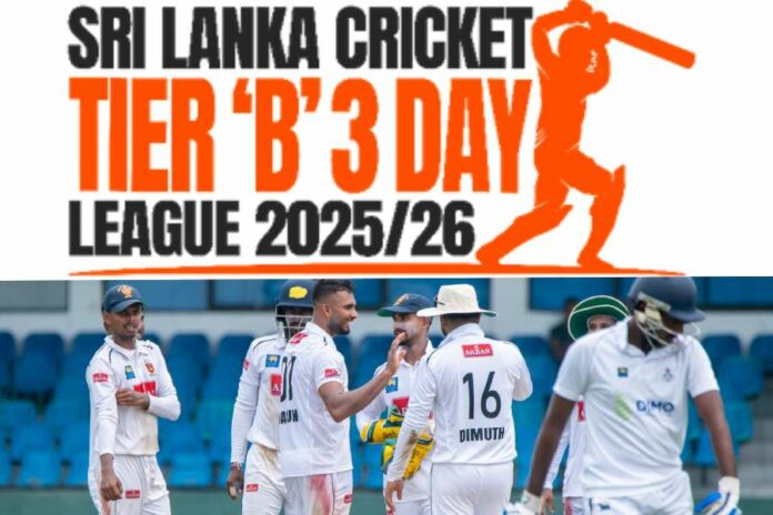 Schedule SLC Tier ‘B’ 3-Day League Schedule