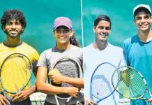 Apna, Tuwini and Wijemanne brothers stole the spotlight at SLTA YETI Hard-court doubles Shutter k1000 FB Page