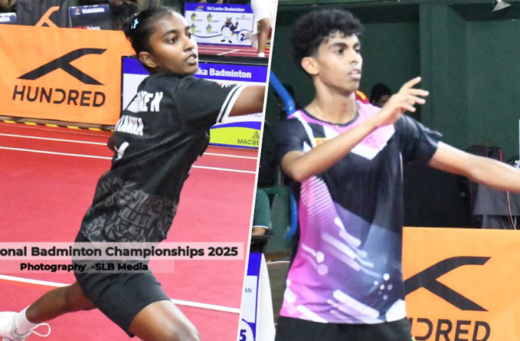 Kenneth’s spirited play and Nethmi’s dominant performance shine at 73rd Badminton National Championship (Junior) Sri Lanka Badminton fb page