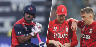 නේපාලය තියුණු තරගයකින් පසුව එංගලන්තයට පරාජය වෙයි ICC Men's T20 World Cup 2026