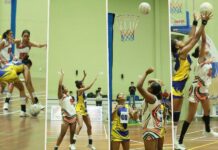 Waymba ladies edged out Central Province at the netball finals.