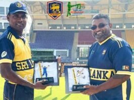 ගුරුගේ සහ විතානගේ ශ්රී ලංකා 40s කණ්ඩායමට ජය ගෙනේ IMC Over 40s T20 World Cup 2025
