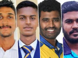 ඉශාන් අබේසේකර පිට පිට කඩුලු 4ක් දවා ගනී Tier B T20 Tournament 2026