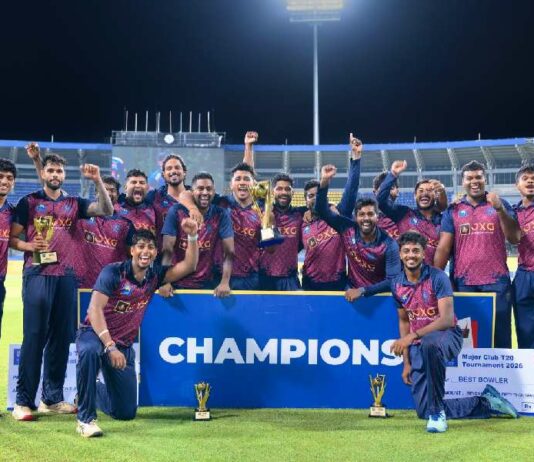 Tamil Union අපරාජිතව T20 ශූරතාව දිනා ගනී Major Club T20 Tournament 2026