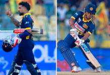 Mendis stranded on 93* as Wellalage’s late burst takes Sri Lanka to 271