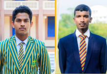 ජනිත්, අකේන් සහ අදේශ් දක්ෂතා දක්වයි