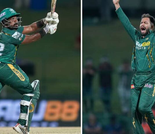சரித் அசலன்கவின் அதிரடியில் வெற்றியடைந்த கோல் கெலன்ட்ஸ் Galle Gallants vs Colombo Kaps - Match 19