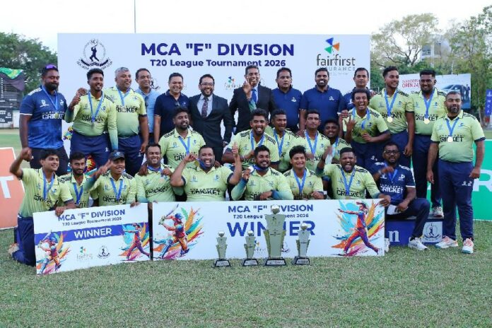8th MCA - Fairfirst ‘F’ Division 20 Over League Cricket Tournament 2026 8th MCA - Fairfirst ‘F’ Division 20 Over League Cricket Tournament 2026