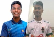බංග්ලාදේශ යෞවනයෝ ලකුණු 248ක් ඉදිරියෙන් Sri Lanka U17 tour of Bangladesh 2025