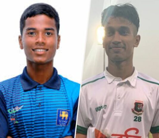 බංග්ලාදේශ යෞවනයෝ ලකුණු 248ක් ඉදිරියෙන් Sri Lanka U17 tour of Bangladesh 2025
