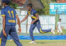 WATCH – Mahiru Kodithuwakku 5/32 vs S. Thomas’ |U17 Division 1 Inter-Schools Cricket Tournament Mahiru Kodithuwakku