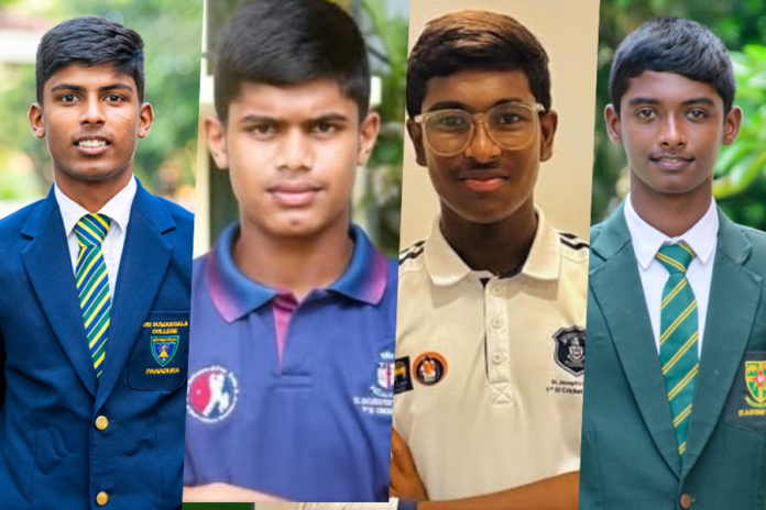 U 19 School Cricket - 29th January U 19 School Cricket - 29th January